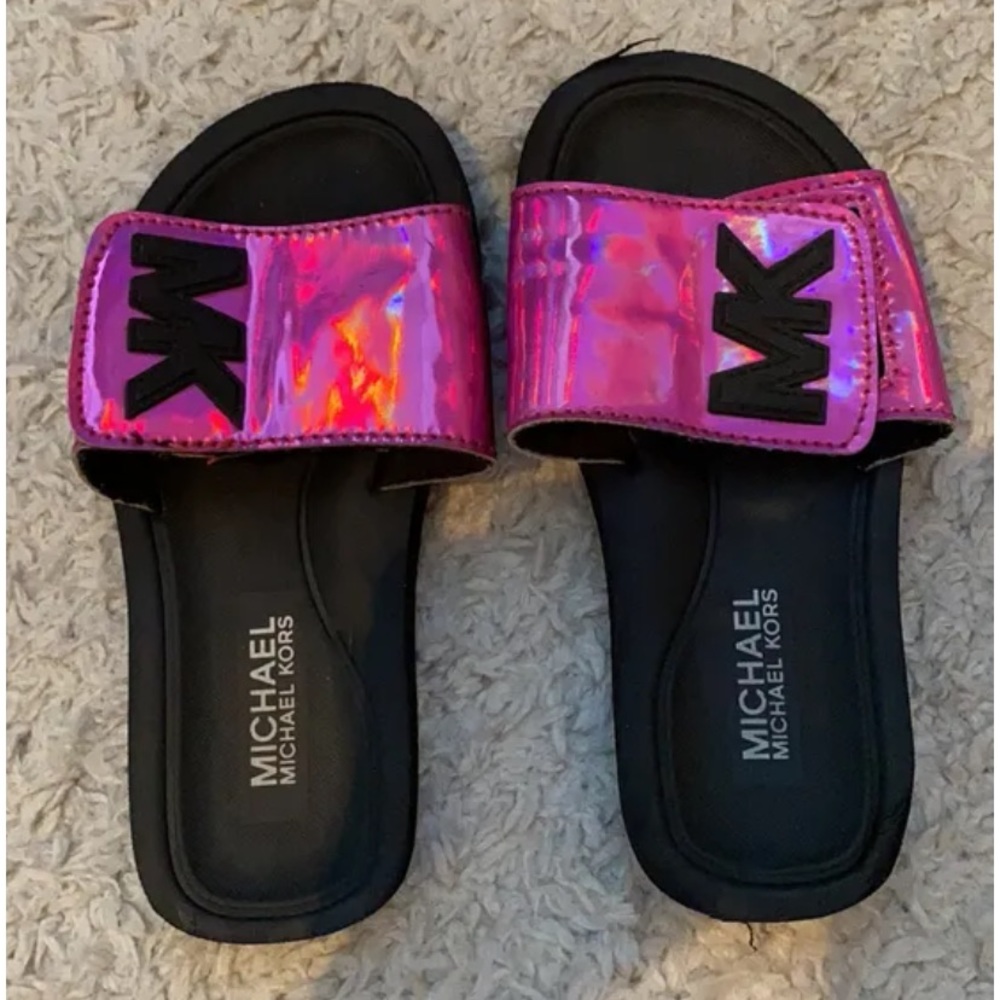 Michael Kors slides for little girl